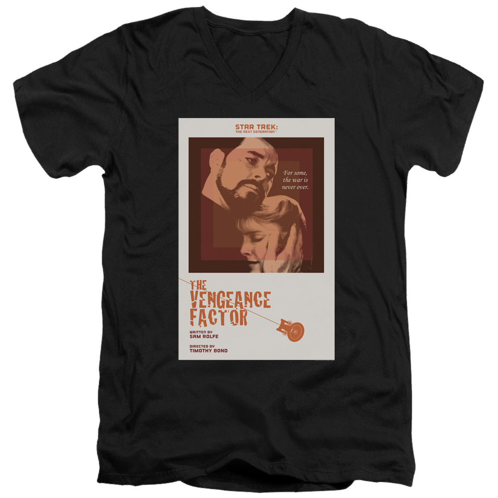 Star Trek The Next Generation Tng Season 3 Episode 9 - Men's V-Neck T-Shirt Men's V-Neck T-Shirt Star Trek   