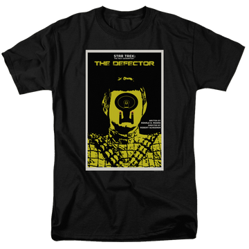 Black men's regular fit t-shirt with Star Trek The Next Generation Tng S3 E10 graphic