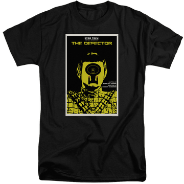 Black men's tall fit t-shirt with Star Trek The Next Generation Tng Season 3 Episode 10 graphic
