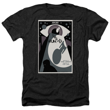 Black men's heather t-shirt with Star Trek The Next Generation Tng Season 3 Episode 11 graphic