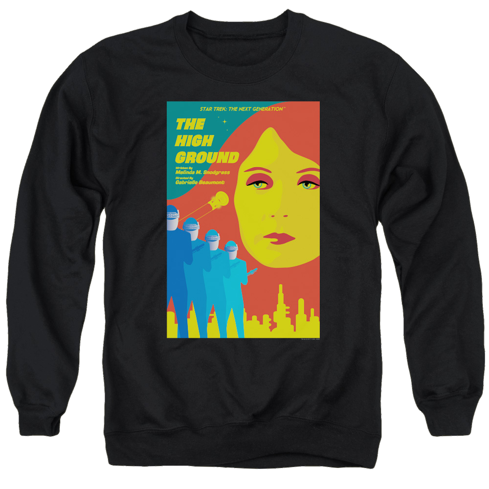 Star Trek The Next Generation Tng S3 Ep12 - Men's Crewneck Sweatshirt Men's Crewneck Sweatshirt Star Trek   