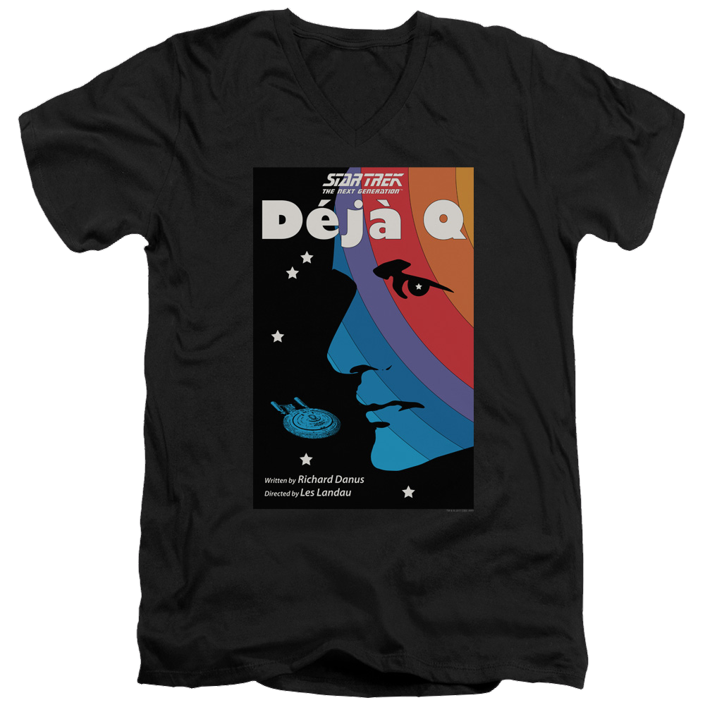 Star Trek The Next Generation Tng Season 3 Episode 13 - Men's V-Neck T-Shirt Men's V-Neck T-Shirt Star Trek   