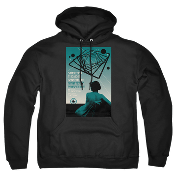 Black pullover hoodie with Star Trek The Next Generation Tng Season 3 Episode 14 graphic