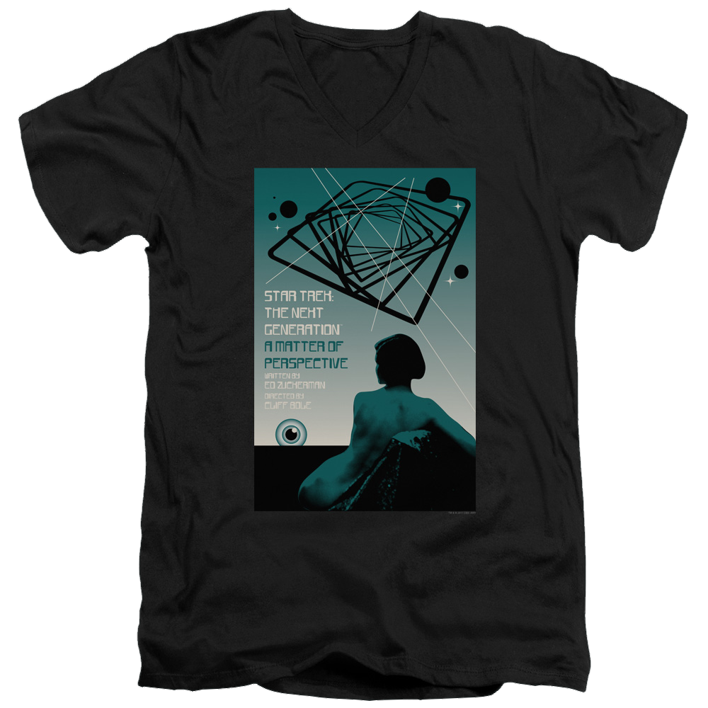 Star Trek The Next Generation Tng Season 3 Episode 14 - Men's V-Neck T-Shirt Men's V-Neck T-Shirt Star Trek   