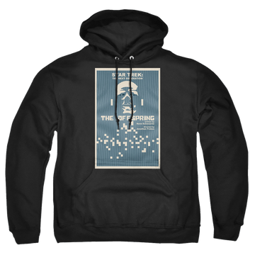 Black pullover hoodie with Star Trek The Next Generation Tng Season 3 Episode 16 graphic
