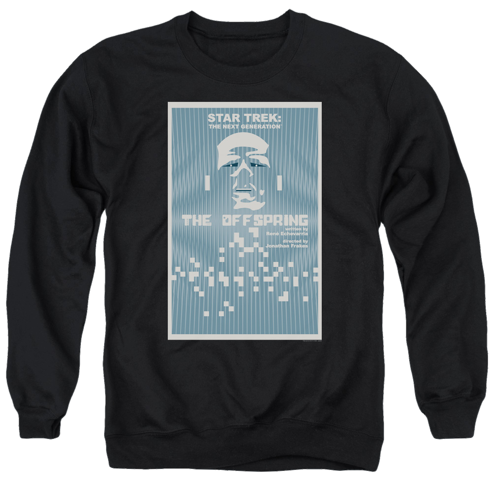 Star Trek The Next Generation Tng S3 Ep16 - Men's Crewneck Sweatshirt Men's Crewneck Sweatshirt Star Trek   