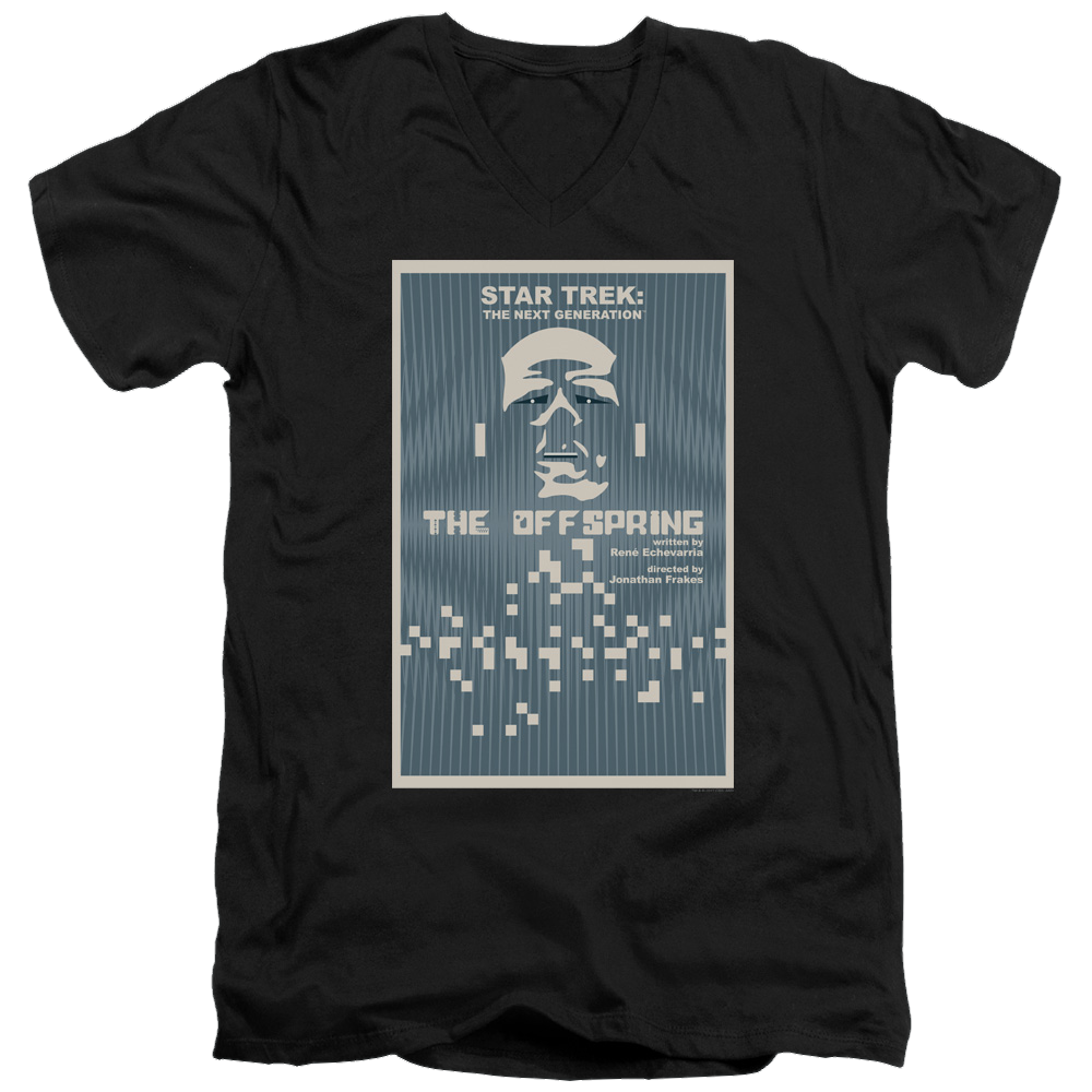 Star Trek The Next Generation Tng Season 3 Episode 16 - Men's V-Neck T-Shirt Men's V-Neck T-Shirt Star Trek   