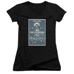 Star Trek The Next Generation Tng Season 3 Episode 16 - Juniors V-Neck T-Shirt Juniors V-Neck T-Shirt Star Trek   