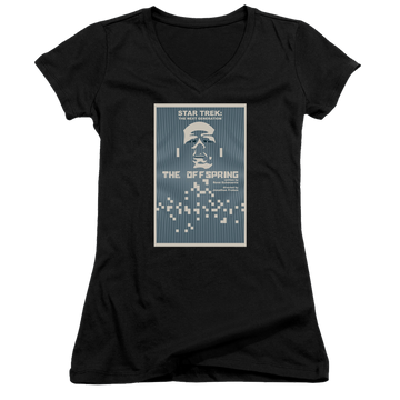 Star Trek The Next Generation Tng Season 3 Episode 16 - Juniors V-Neck T-Shirt Juniors V-Neck T-Shirt Star Trek   