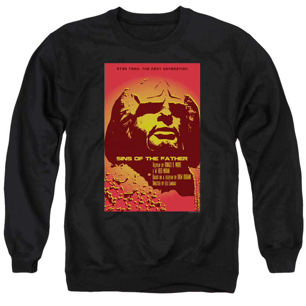 Star Trek The Next Generation Tng S3 Ep17 - Men's Crewneck Sweatshirt Men's Crewneck Sweatshirt Star Trek   