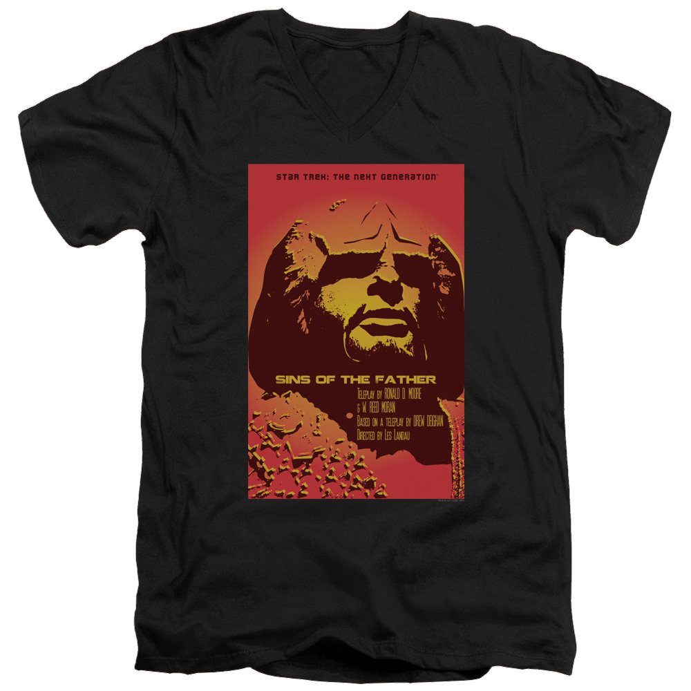 Star Trek The Next Generation Tng Season 3 Episode 17 - Men's V-Neck T-Shirt Men's V-Neck T-Shirt Star Trek   