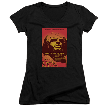 Star Trek The Next Generation Tng Season 3 Episode 17 - Juniors V-Neck T-Shirt Juniors V-Neck T-Shirt Star Trek   