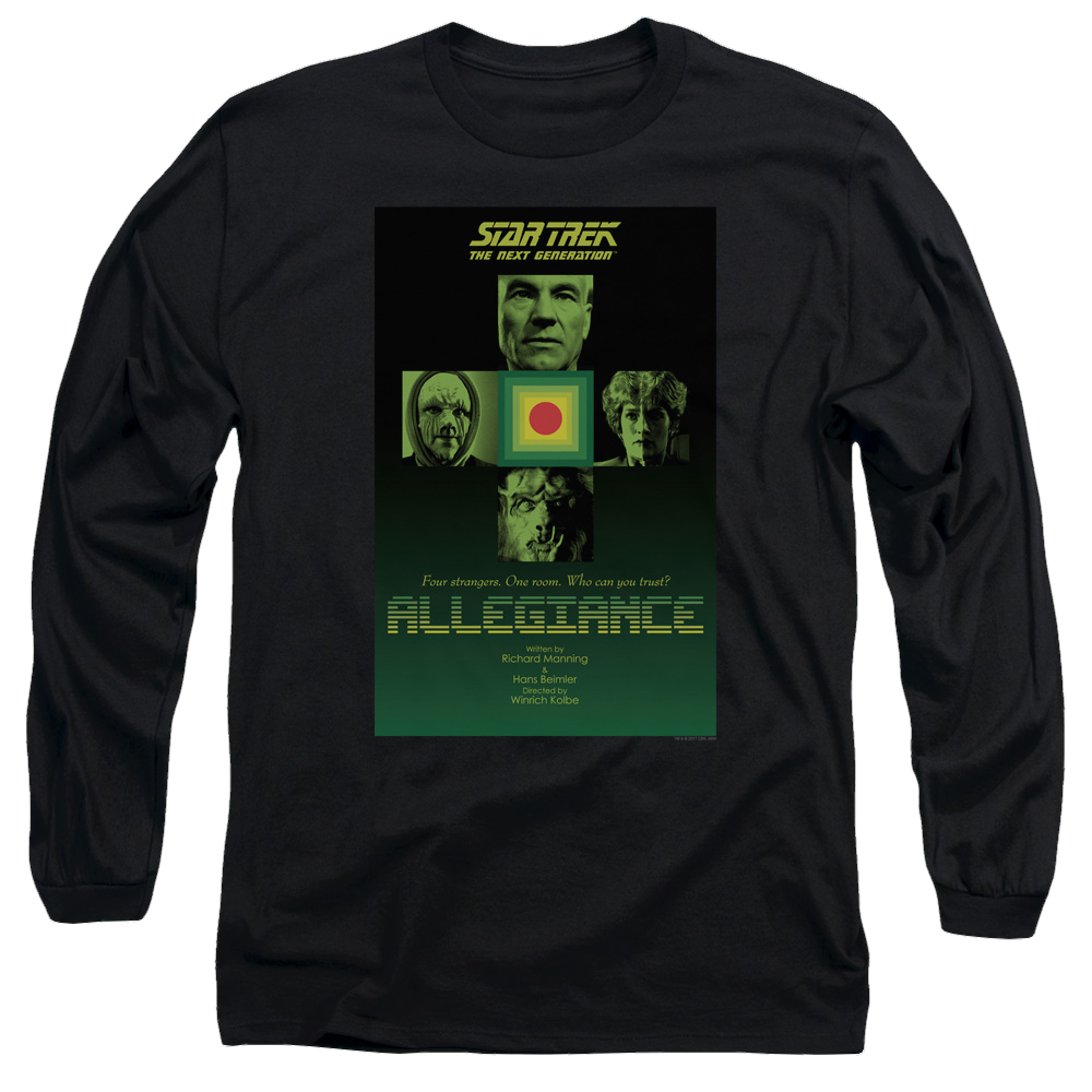 Star Trek The Next Generation Season 3 Episode 18 - Men's Long Sleeve Men's Long Sleeve T-Shirt Star Trek   