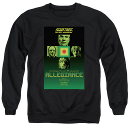 Star Trek The Next Generation Tng S3 Ep18 - Men's Crewneck Sweatshirt Men's Crewneck Sweatshirt Star Trek   