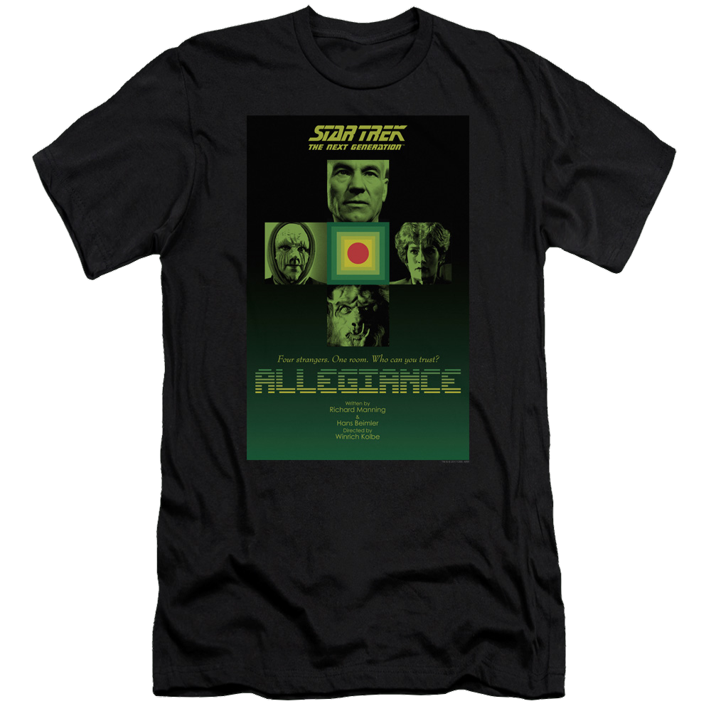 Star Trek The Next Generation Tng Season 3 Episode 18 - Men's Premium Slim Fit T-Shirt Men's Premium Slim Fit T-Shirt Star Trek   