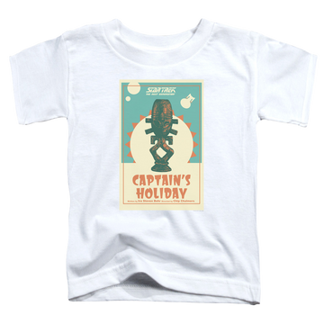 White toddler t-shirt with Star Trek The Next Generation Tng Season 3 Episode 19 graphic