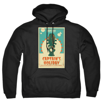 Black pullover hoodie with Star Trek The Next Generation Tng Season 3 Episode 19 graphic