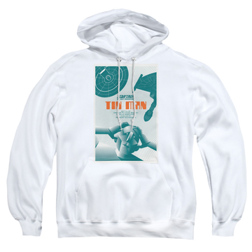 White pullover hoodie with Star Trek The Next Generation Tng Season 3 Episode 20 graphic