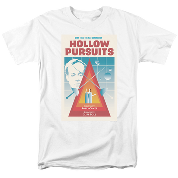 White men's regular fit t-shirt with Star Trek The Next Generation Season 3 Episode 21 graphic