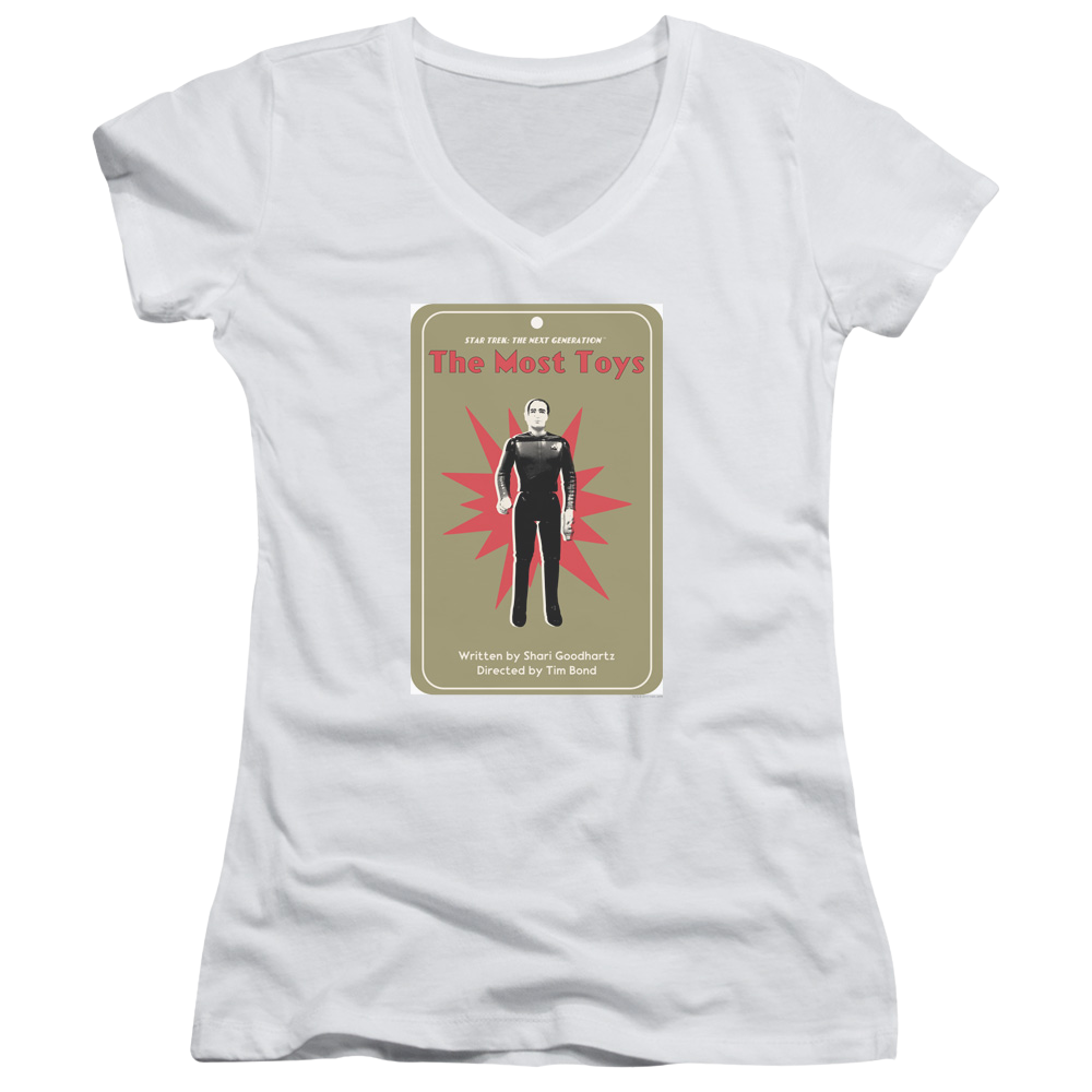 Star Trek The Next Generation Tng Season 3 Episode 22 - Juniors V-Neck T-Shirt Juniors V-Neck T-Shirt Star Trek   