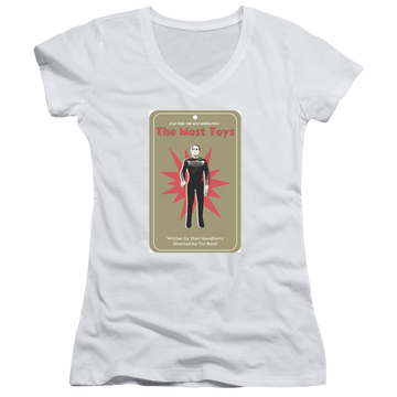 Star Trek The Next Generation Tng Season 3 Episode 22 - Juniors V-Neck T-Shirt Juniors V-Neck T-Shirt Star Trek   