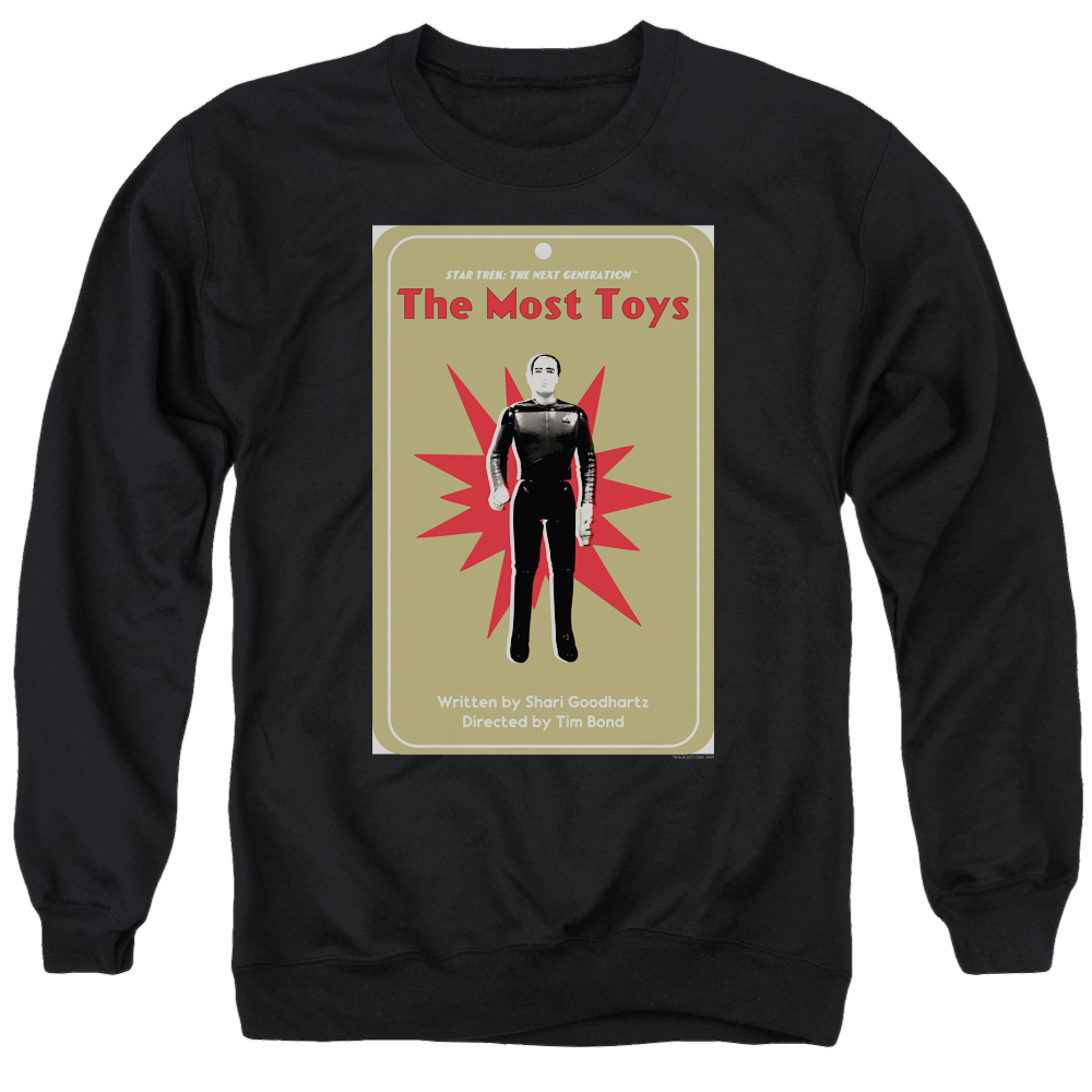 Star Trek The Next Generation Tng S3 Ep22 - Men's Crewneck Sweatshirt Men's Crewneck Sweatshirt Star Trek   