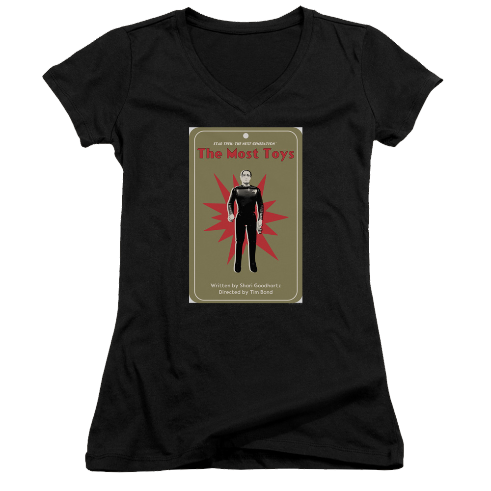 Star Trek The Next Generation Tng Season 3 Episode 22 - Juniors V-Neck T-Shirt Juniors V-Neck T-Shirt Star Trek   