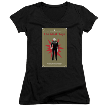 Star Trek The Next Generation Tng Season 3 Episode 22 - Juniors V-Neck T-Shirt Juniors V-Neck T-Shirt Star Trek   