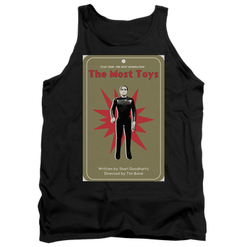 Black men's tank with Star Trek The Next Generation Tng Season 3 Episode 22 graphic