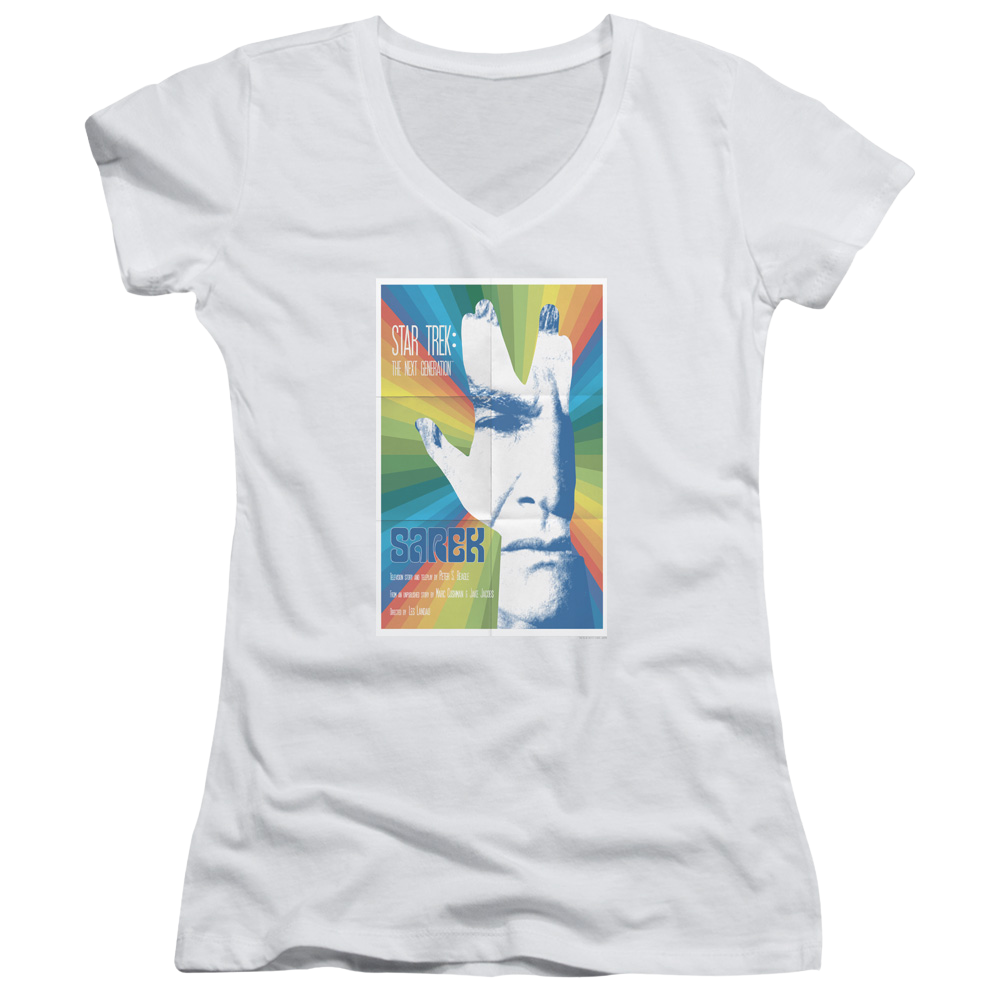 Star Trek The Next Generation Tng Season 3 Episode 23 - Juniors V-Neck T-Shirt Juniors V-Neck T-Shirt Star Trek   
