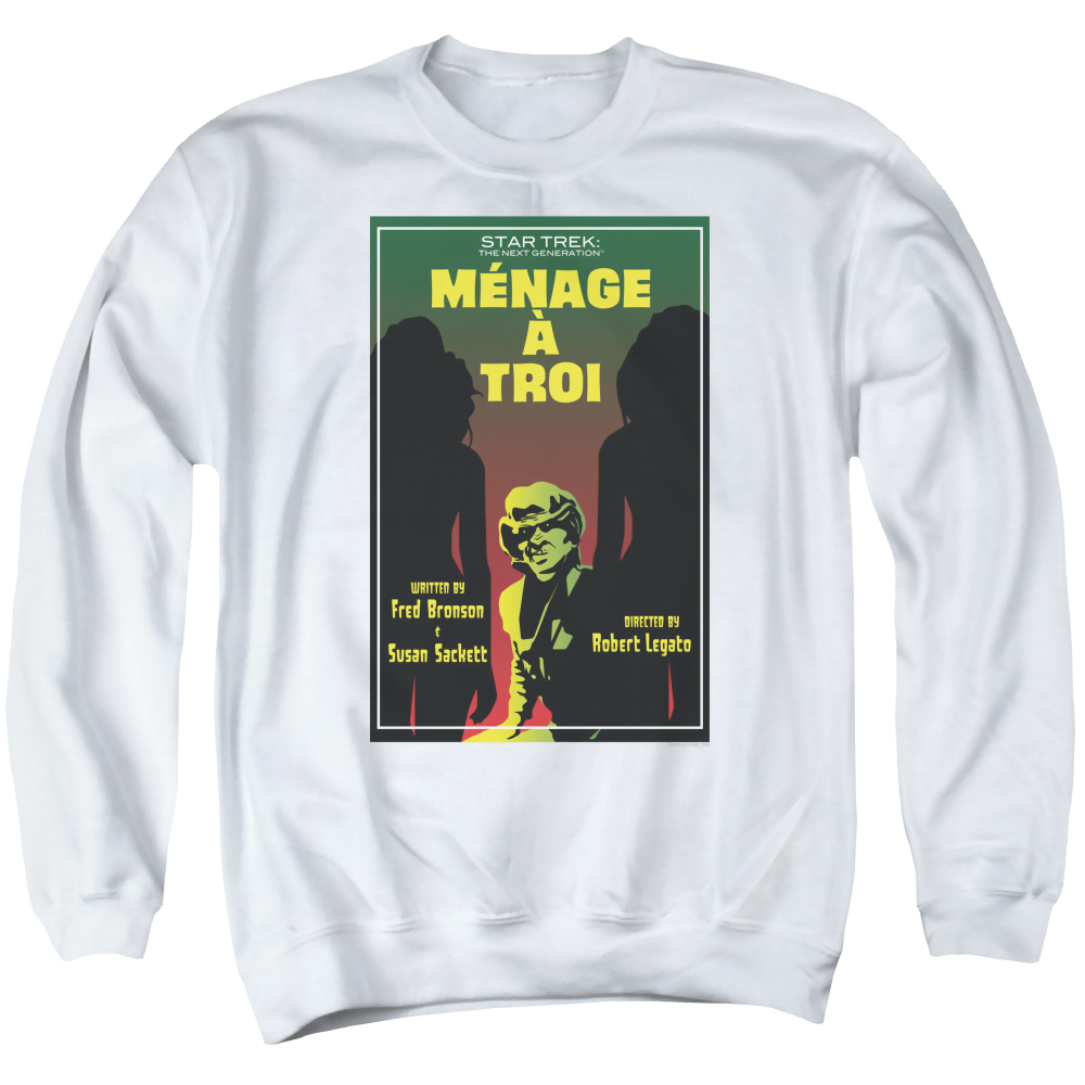 Star Trek The Next Generation Tng S3 Ep24 - Men's Crewneck Sweatshirt Men's Crewneck Sweatshirt Star Trek   