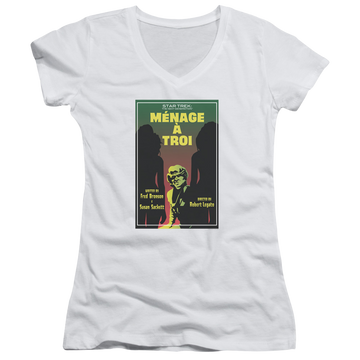 Star Trek The Next Generation Tng Season 3 Episode 24 - Juniors V-Neck T-Shirt Juniors V-Neck T-Shirt Star Trek   