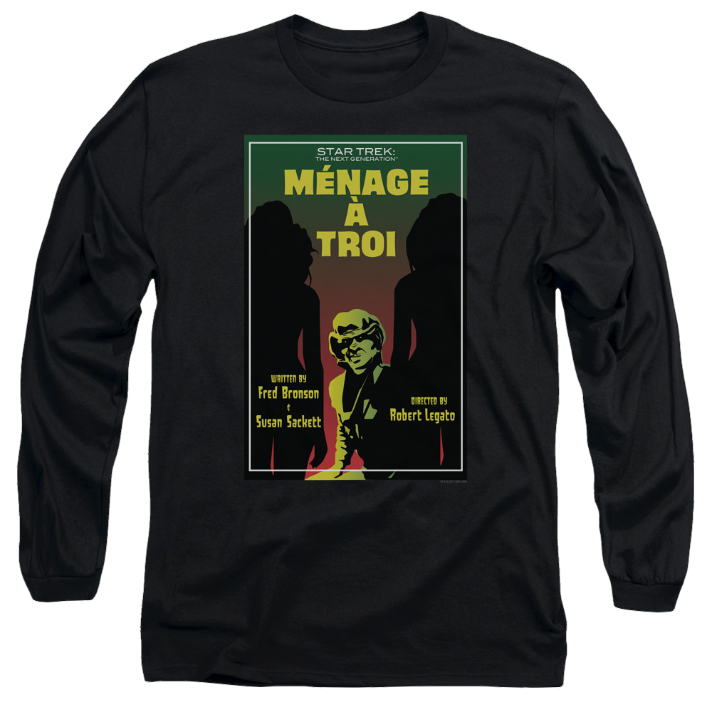Star Trek The Next Generation Tng S3 Ep24 - Men's Long Sleeve T-Shirt Men's Long Sleeve T-Shirt Star Trek   