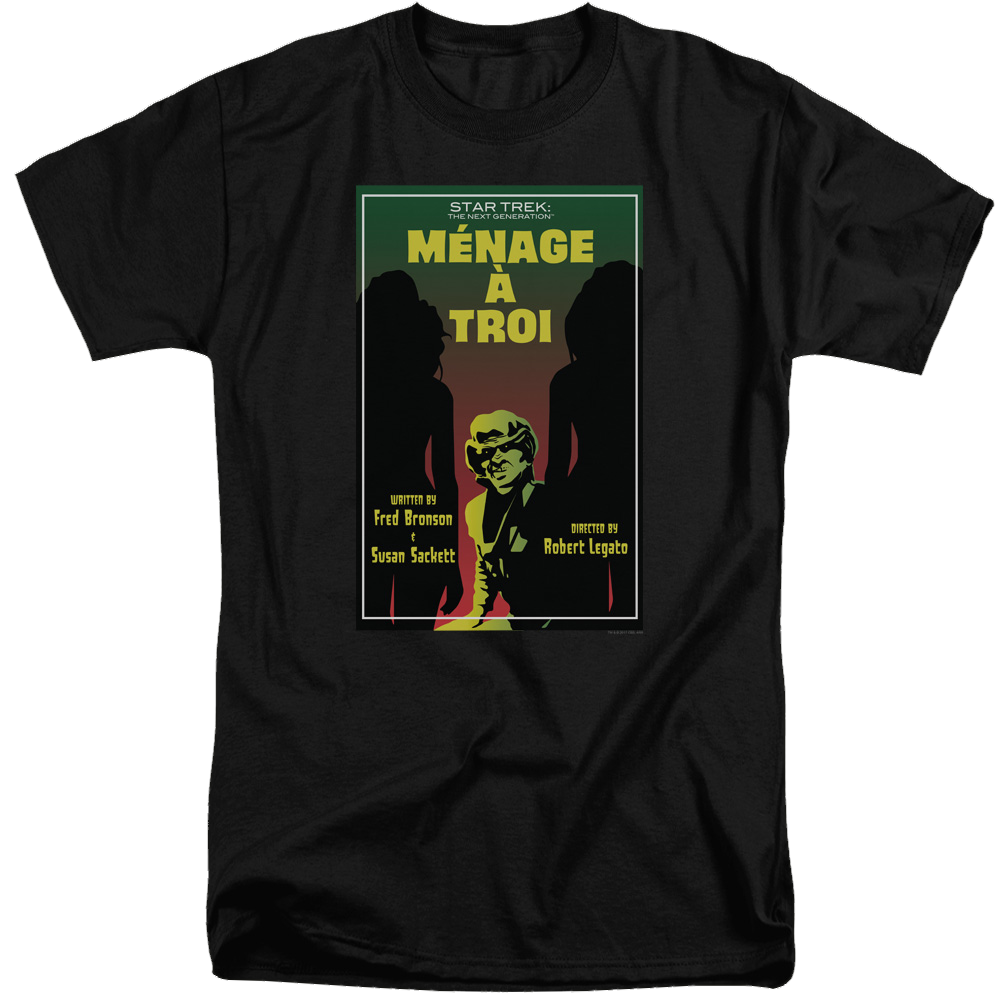 Star Trek The Next Generation Tng Season 3 Episode 24 - Men's Tall Fit T-Shirt Men's Tall Fit T-Shirt Star Trek   