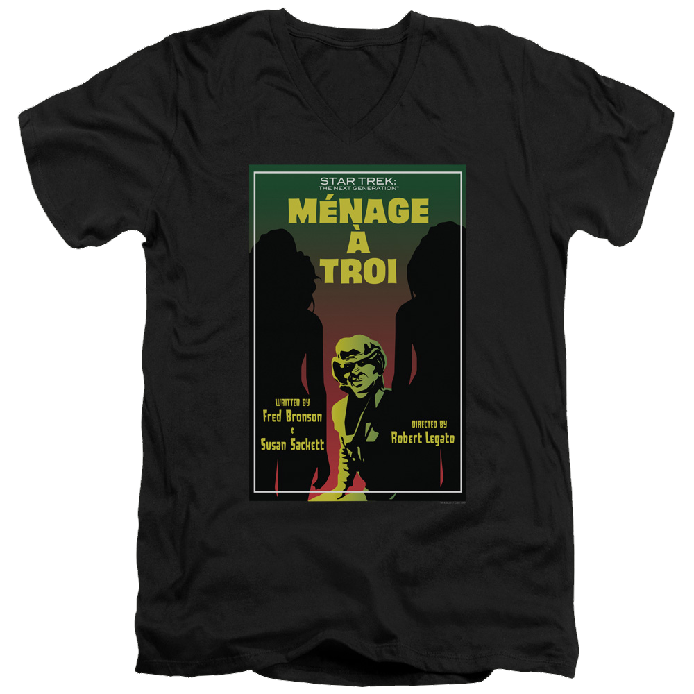 Star Trek The Next Generation Tng Season 3 Episode 24 - Men's V-Neck T-Shirt Men's V-Neck T-Shirt Star Trek   