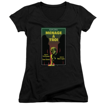 Star Trek The Next Generation Tng Season 3 Episode 24 - Juniors V-Neck T-Shirt Juniors V-Neck T-Shirt Star Trek   