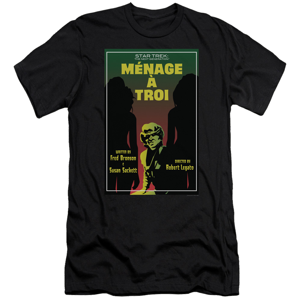 Star Trek The Next Generation Tng Season 3 Episode 24 - Men's Premium Slim Fit T-Shirt Men's Premium Slim Fit T-Shirt Star Trek   