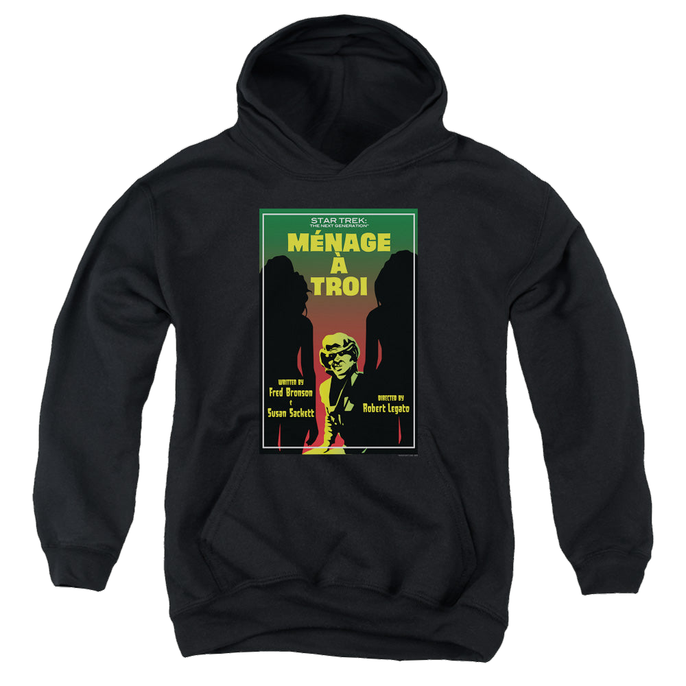 Star Trek The Next Generation Tng Season 3 Episode 24 - Youth Hoodie Youth Hoodie (Ages 8-12) Star Trek   
