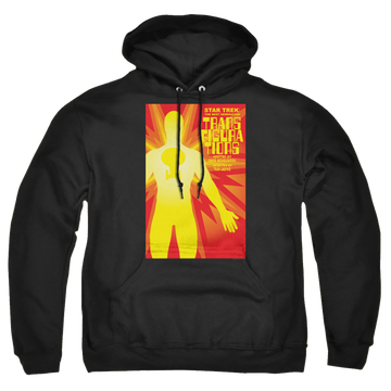 Black pullover hoodie with Star Trek The Next Generation Tng Season 3 Episode 25 graphic