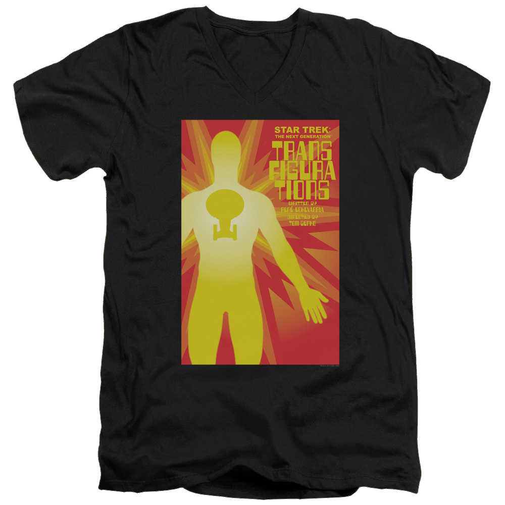 Star Trek The Next Generation Tng Season 3 Episode 25 - Men's V-Neck T-Shirt Men's V-Neck T-Shirt Star Trek   
