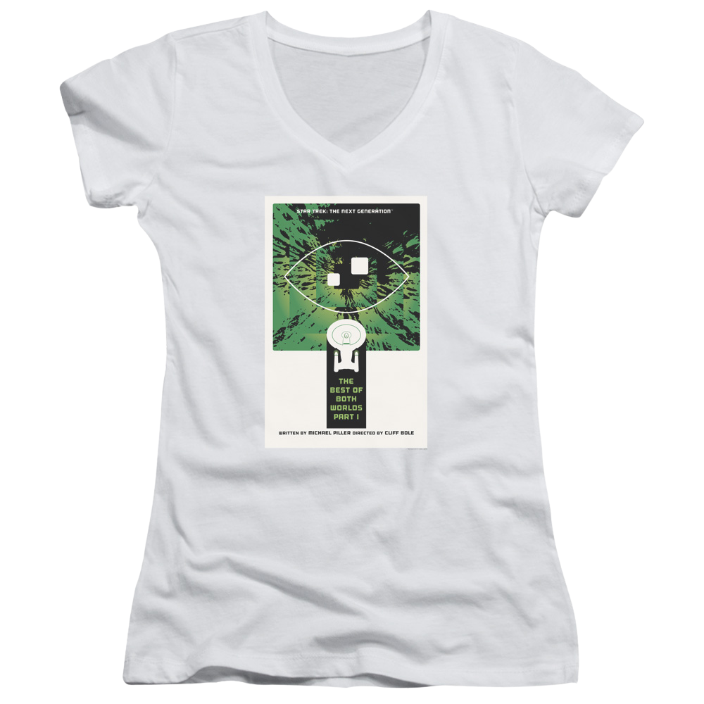 Star Trek The Next Generation Tng Season 3 Episode 26 - Juniors V-Neck T-Shirt Juniors V-Neck T-Shirt Star Trek   