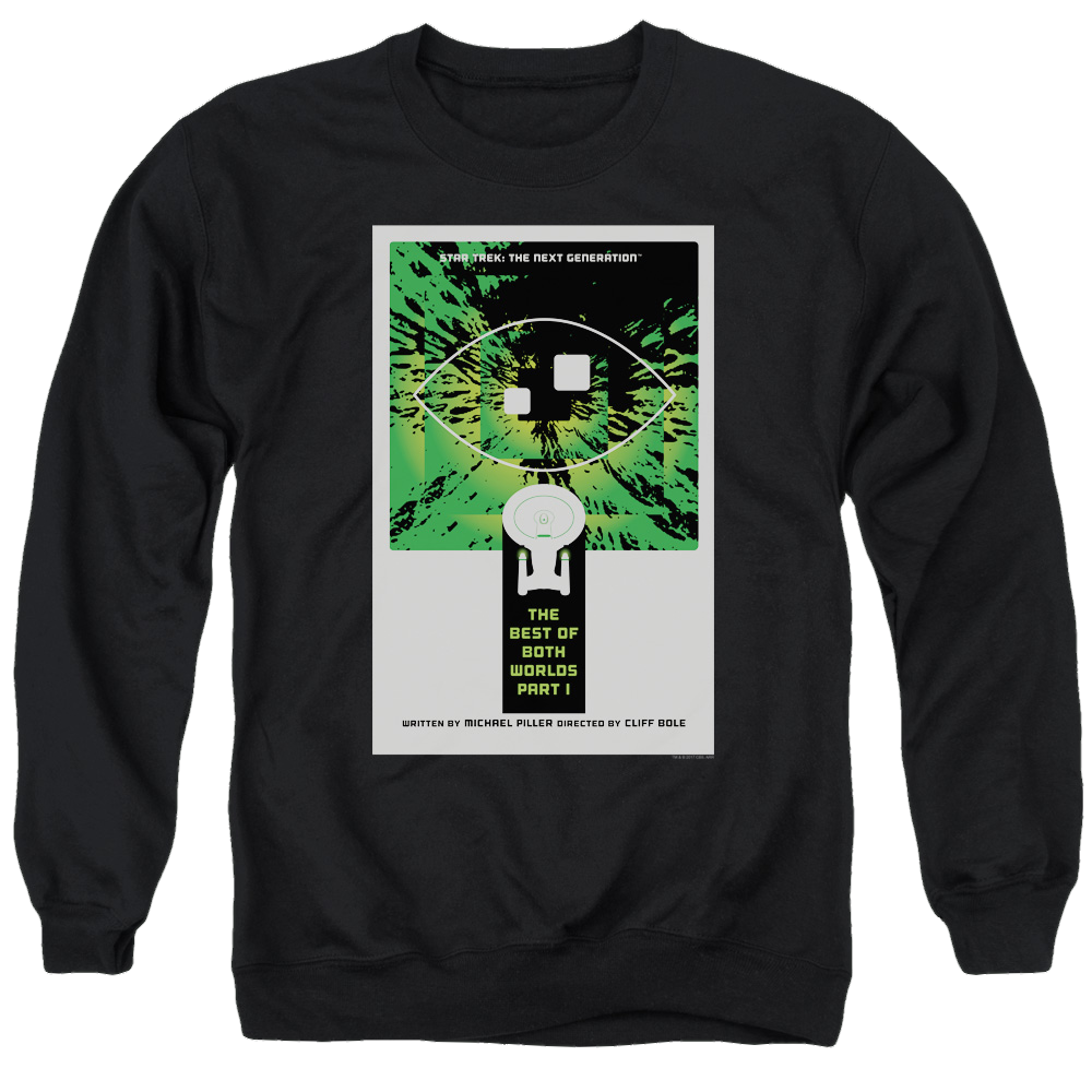 Star Trek The Next Generation Tng S3 Ep26 - Men's Crewneck Sweatshirt Men's Crewneck Sweatshirt Star Trek   