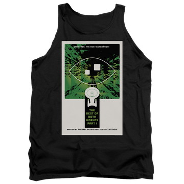 Black men's tank with Star Trek The Next Generation Tng Season 3 Episode 26 graphic
