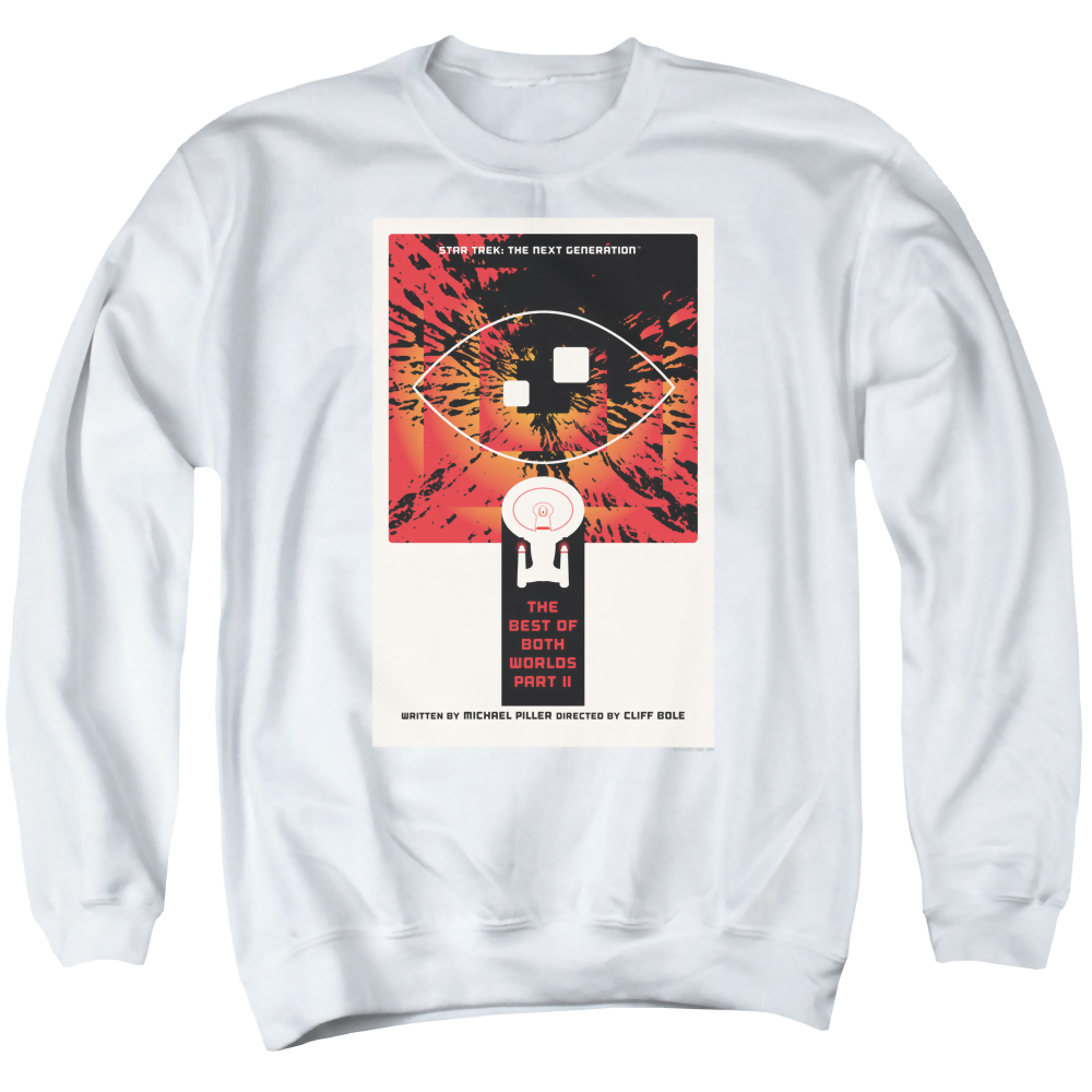 Star Trek The Next Generation Tng S4 Ep1 - Men's Crewneck Sweatshirt Men's Crewneck Sweatshirt Star Trek   