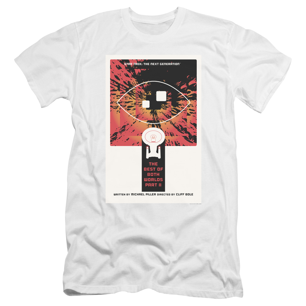 Star Trek The Next Generation Tng Season 4 Episode 1 - Men's Premium Slim Fit T-Shirt Men's Premium Slim Fit T-Shirt Star Trek   