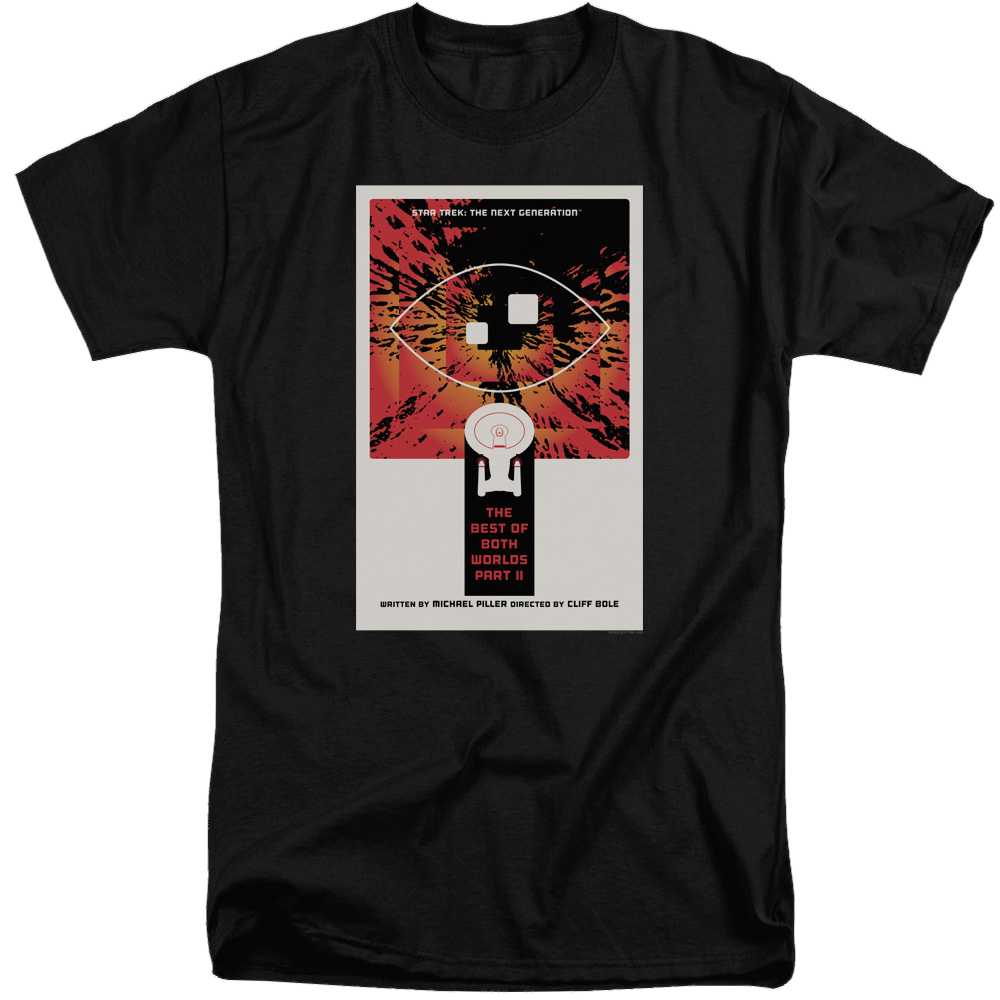 Star Trek The Next Generation Tng Season 4 Episode 1 - Men's Tall Fit T-Shirt Men's Tall Fit T-Shirt Star Trek   