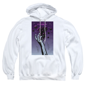 White pullover hoodie with Star Trek The Next Generation Tng Season 4 Episode 2 graphic