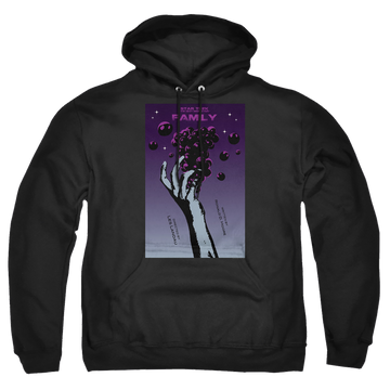 Black pullover hoodie with Star Trek The Next Generation Tng Season 4 Episode 2 graphic