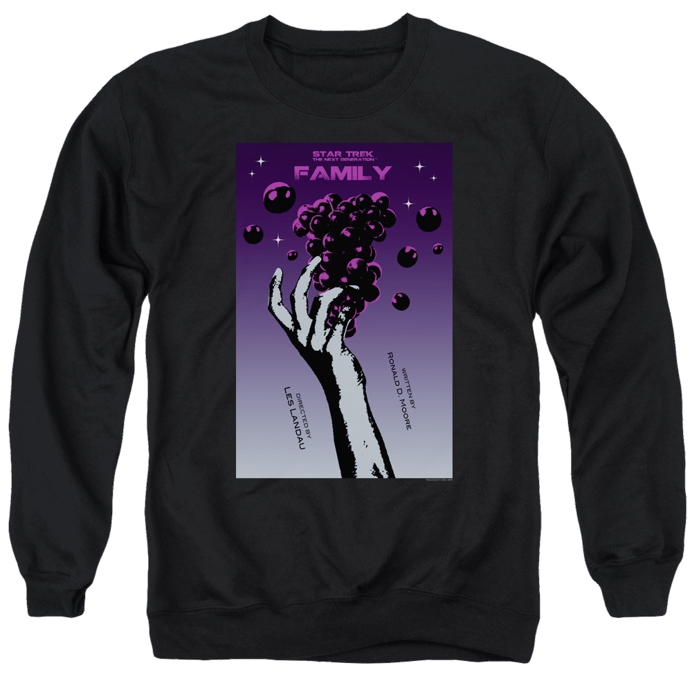 Star Trek The Next Generation Tng S4 Ep2 - Men's Crewneck Sweatshirt Men's Crewneck Sweatshirt Star Trek   