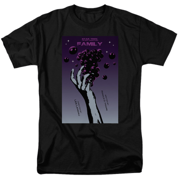 Black men's regular fit t-shirt with Star Trek The Next Generation Tng Season 4 Episode 2 graphic